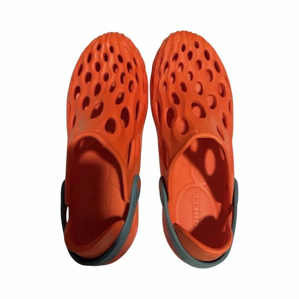 Merrell Hydro Moc Orange Teal Water Shoes Clogs Men’s Size 10 Slip-On